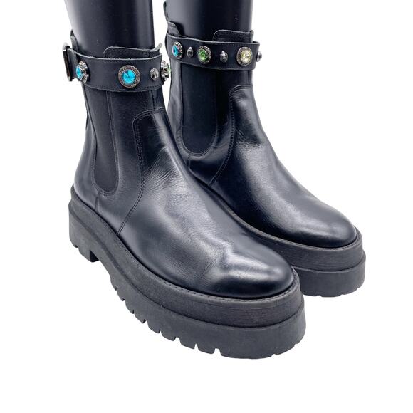 Kurt Geiger Shoes - Kurt Geiger London London Sawyer Jeweled Studs Dot Chelsea Boots EU41/US10